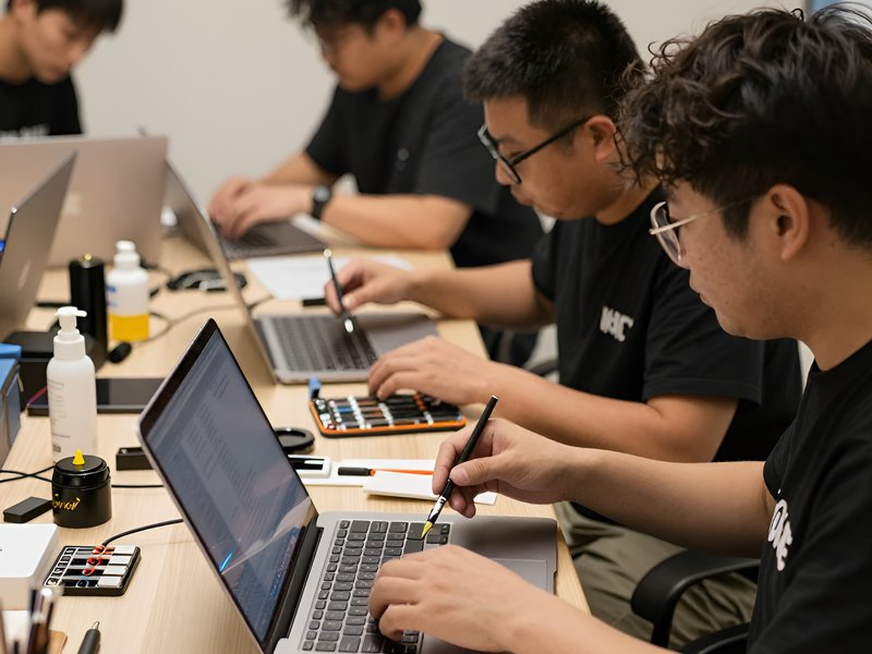 Процесс профессионального ремонта MacBook в сервисном центре НБР Сервис с использованием специализированного оборудования